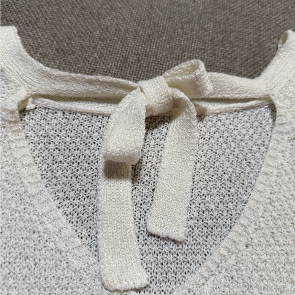 Vici Cream Knit Women's Poncho - Picture 4 of 5